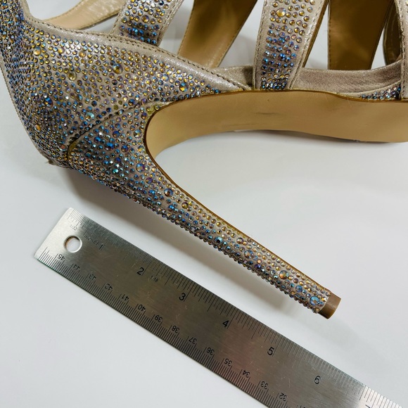 STEVEN MADDEN RHINESTONES HEELS 11M - Picture 9 of 9